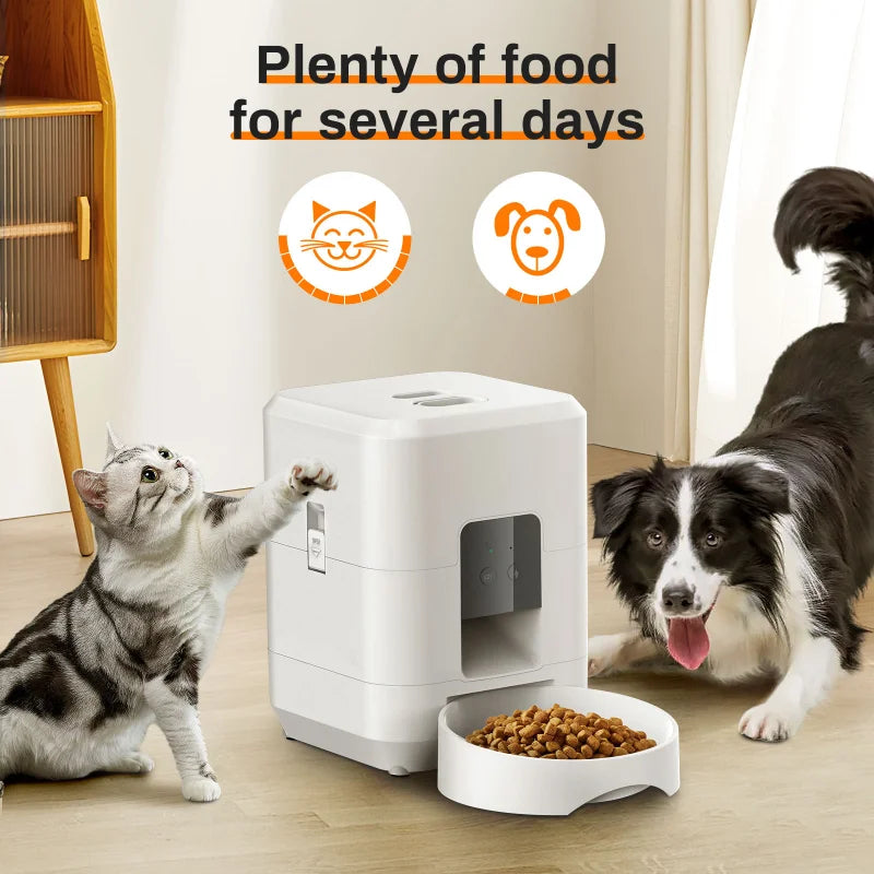 Smart Pet Feeder 2L – WiFi Automatic Food Dispenser for Cats & Dogs