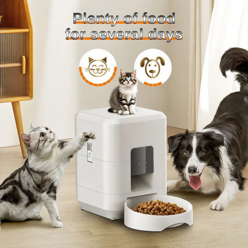 Smart Pet Feeder 2L – WiFi Automatic Food Dispenser for Cats & Dogs
