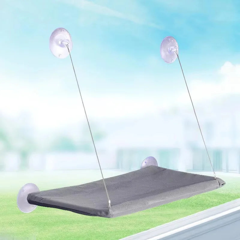 Window-Mounted Cat Hammock — Cozy, Secure Perch for Sunbathing