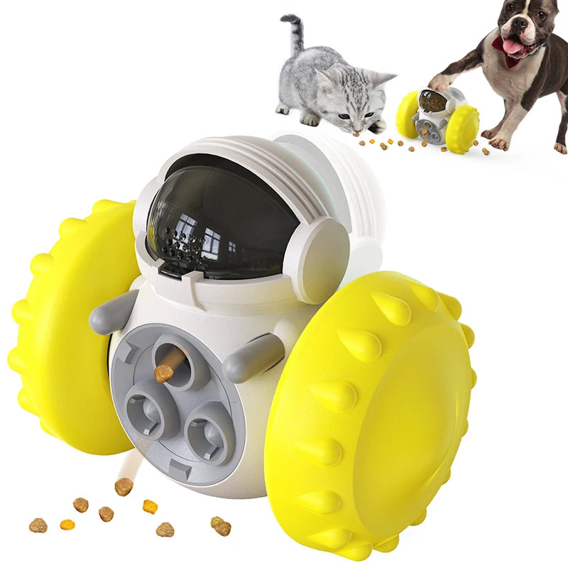 Interactive Treat Tumbler Toy – Slow Feeder & IQ Enrichment for Cats & Dogs