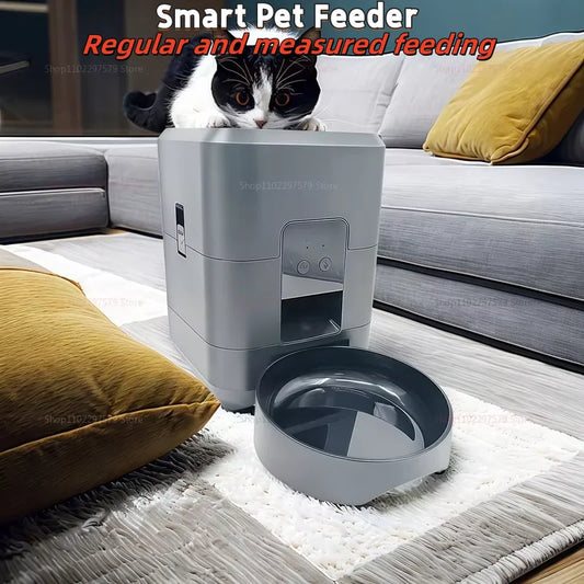 Smart Pet Feeder 2L – WiFi Automatic Food Dispenser for Cats & Dogs